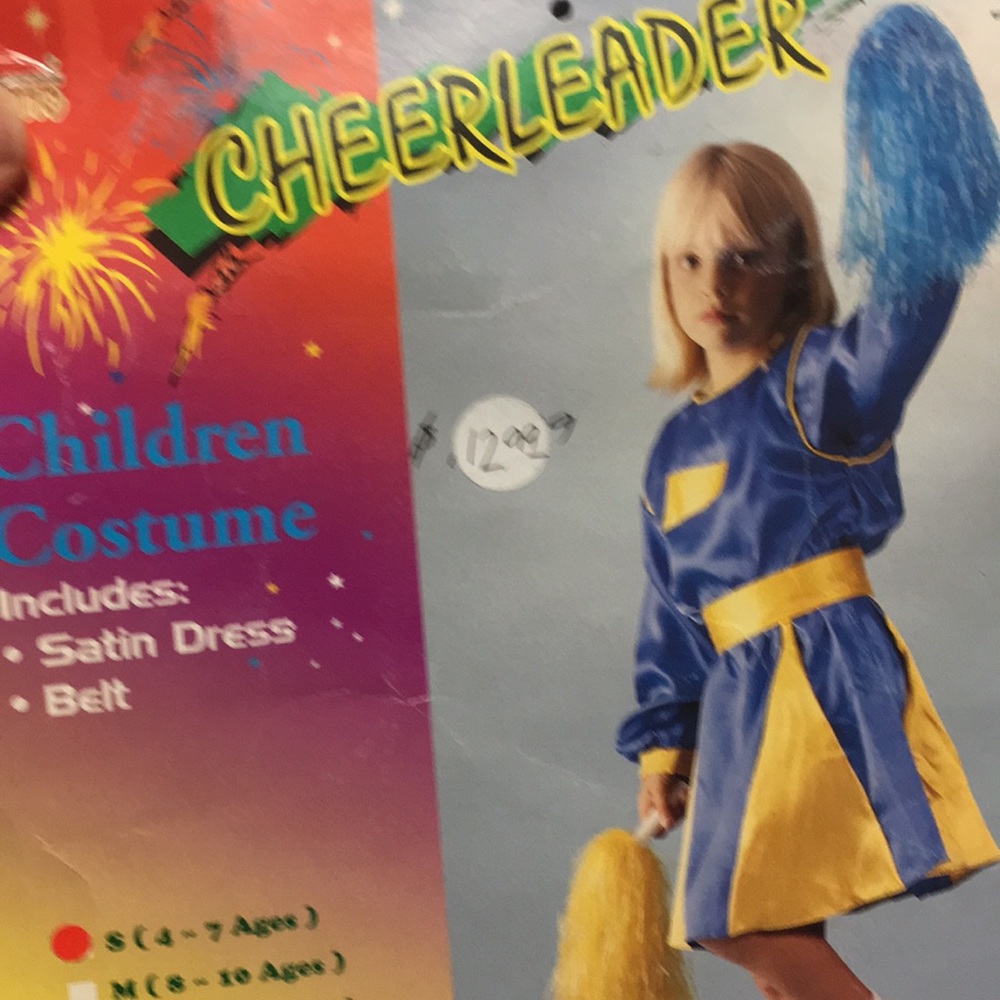 Girls cheerleader costume